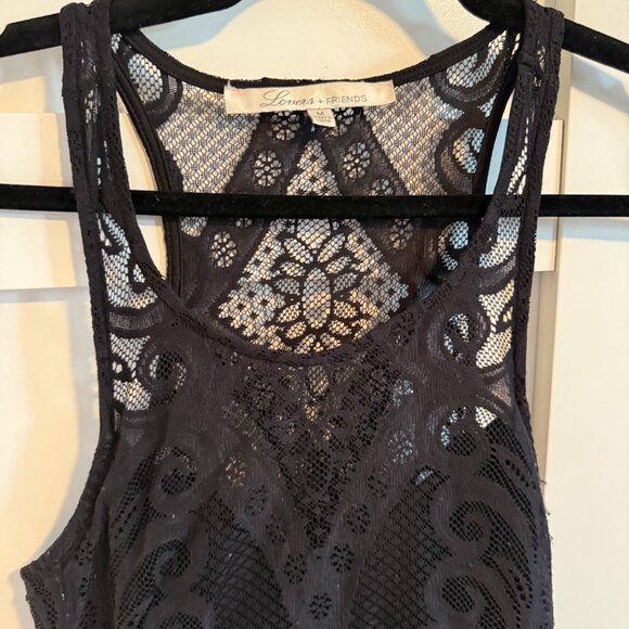 LOVERS + FRIENDS wild at heart lace bodycon dress, size Medium - Picture 7 of 7